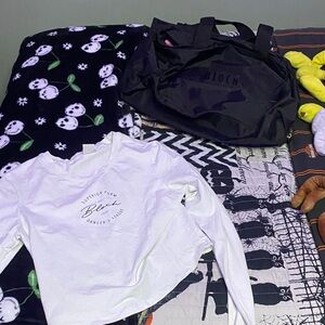 Bloch White Dance Top and Dance Bag